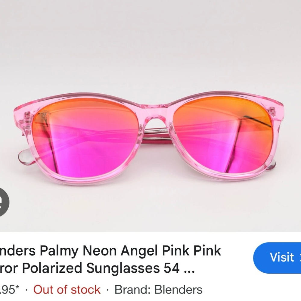 Blenders Neon Pink Sunglasses